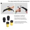 A03F-Suitable For Karcher Steam Cleaners Steam Nozzle Accessories For Karcher SC Series Includes Nozzle, Brush And Cloth