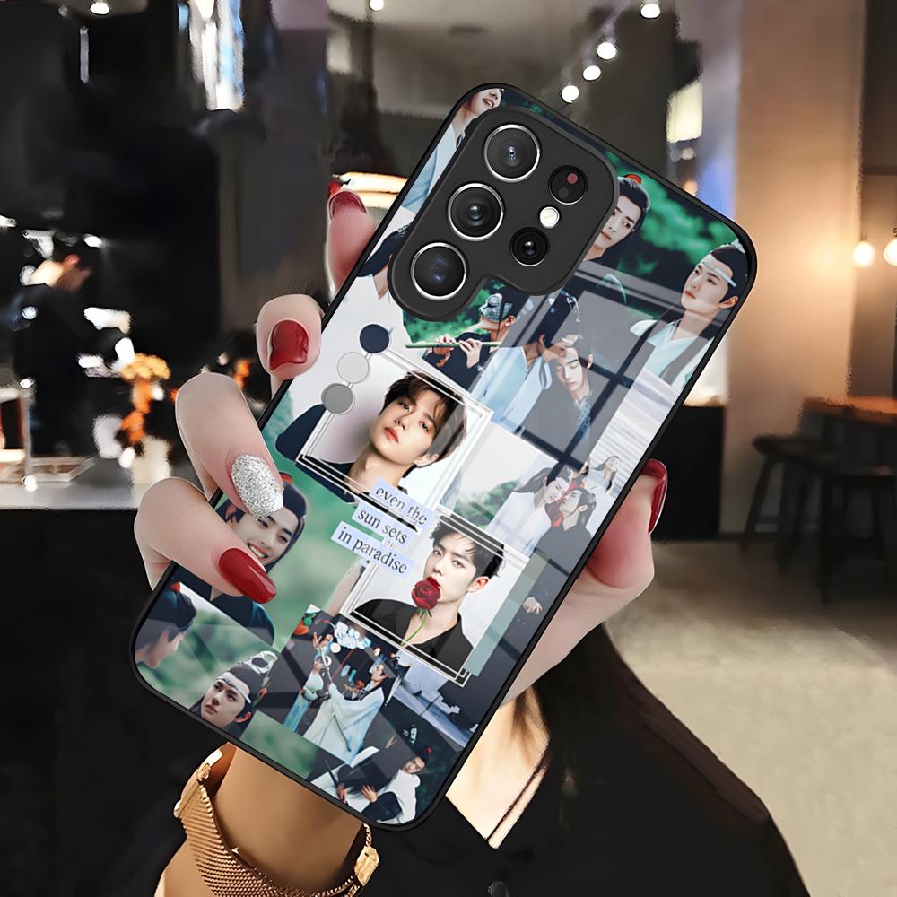 Wang Yibo XiaoZhan Phone Case For Samsung S26 S25 Edge Ultra 24 23 22 21 Ultra Plus Fe A55 56 15 4G 5G Glass Cover