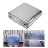 Lámina Aislante para Radiador 5m X 60cm Lámina Aislante de Doble Cara de Papel de Aluminio Para Tejado Invernadero Accesorios de Mejora del Hogar