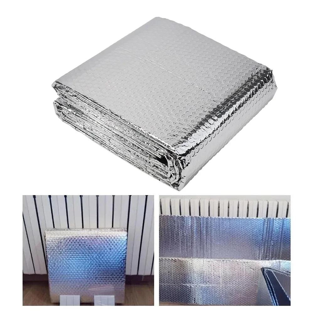 Cut To Size Double Sided Aluminum Foil Energy Saving Insulation Reflects Heat Affordable Solution Easy To Install