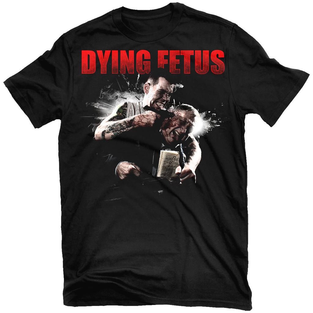 Dying Fetus Descend Into Depravity Rock Band Summer Casual TShirt Unisexs and Womens Luxury Brand Top