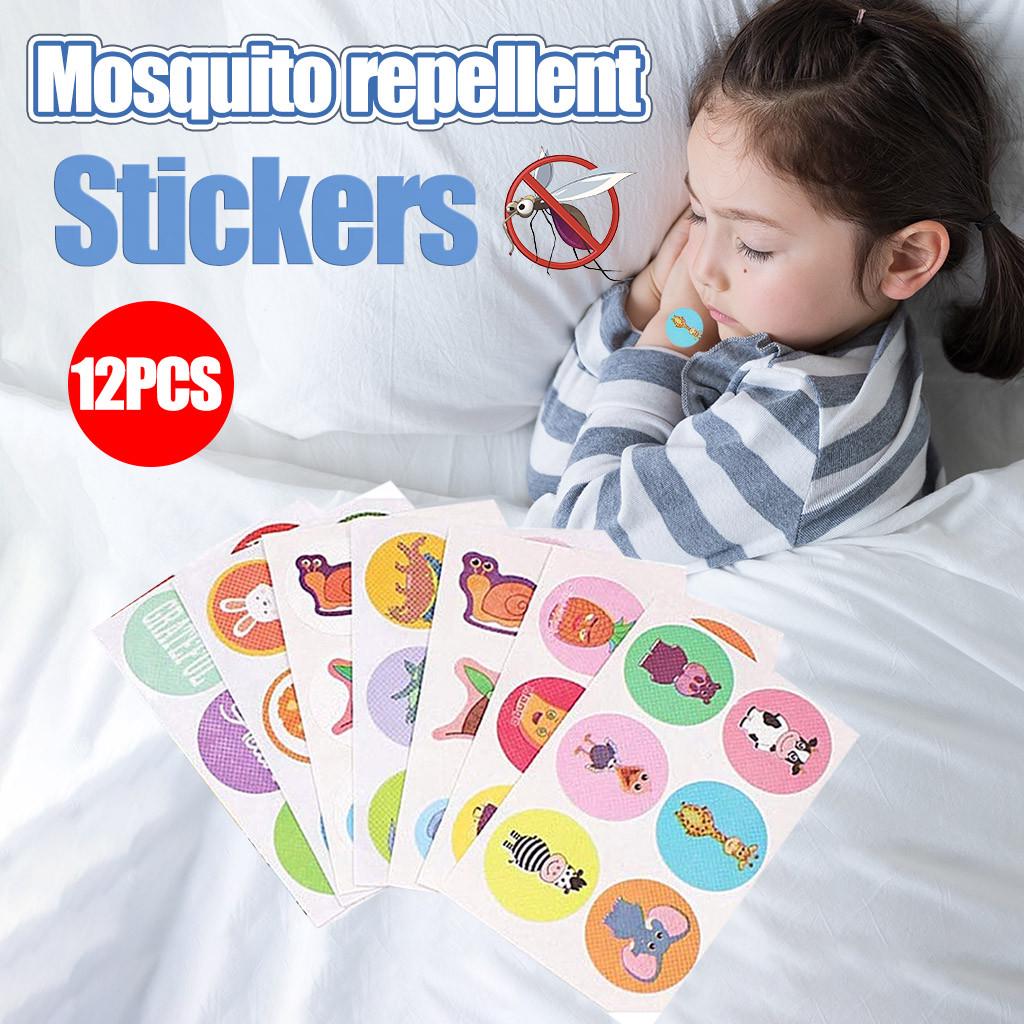 Buy [EC] 72x Cartoon Mosquito Repellent Stickers Summer Outdoor for