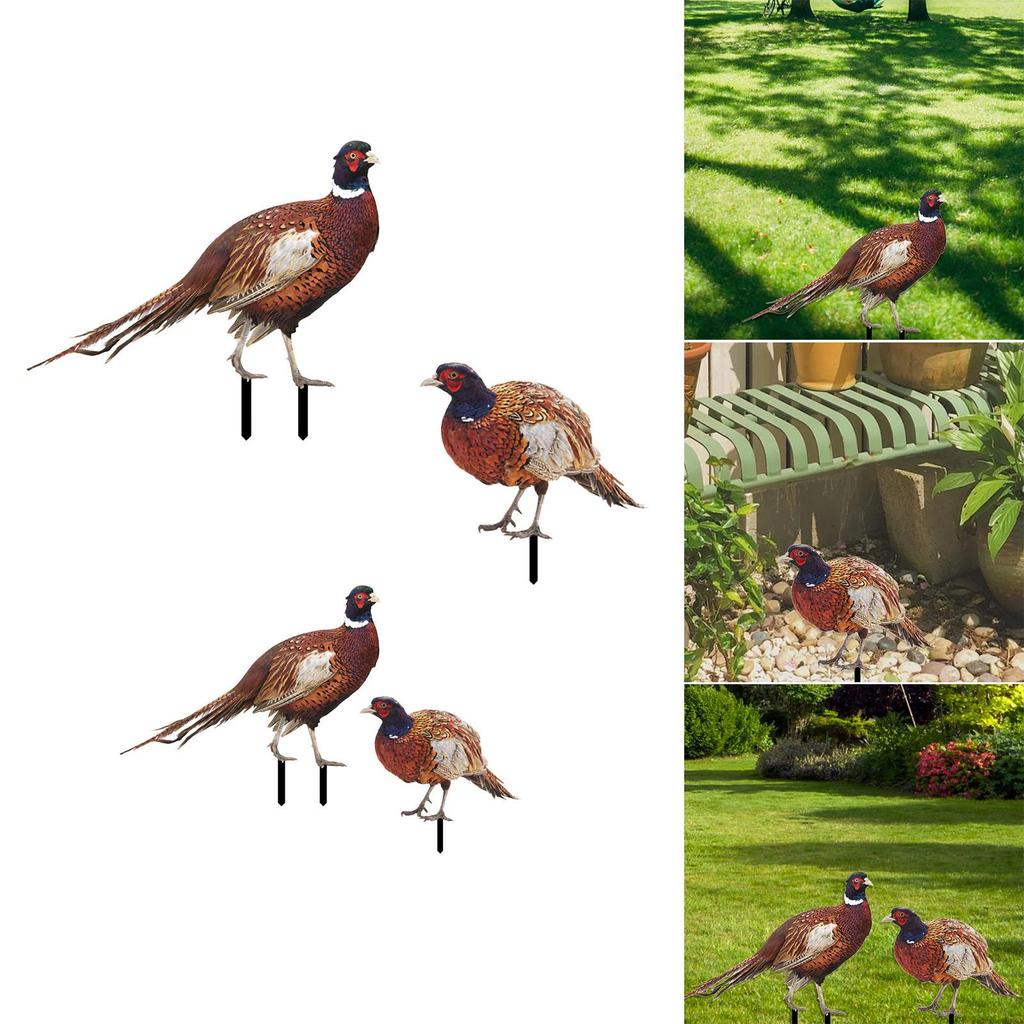 Rzeźba Bażanta Dekoracja Podłogowa Ozdoby na Dziedziniec Trawnik Gospodarstwo