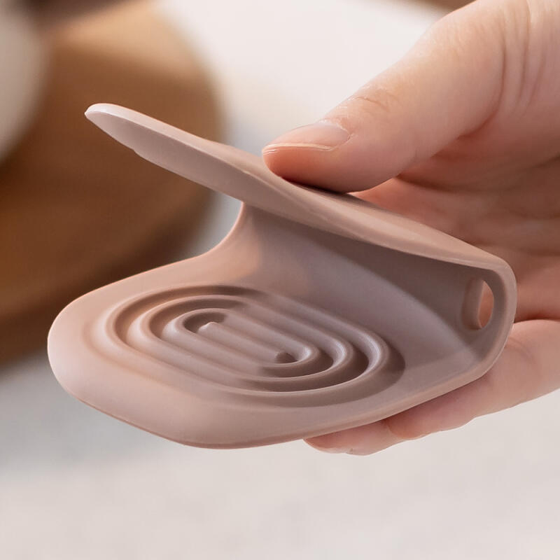 Domestic silicone flat pot handle 2P Flat Handle Brick Red