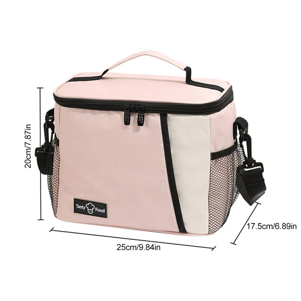 Portable Picnic Bag Thermal Insulated Picnic Box Tote Cooler Handbag Waterproof Backpack Bento Pouch Camping Food Storage Bags