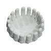 Gothic Halloween Skeleton Hands Candy Bowl Stand Lightweight Compact Storage Container