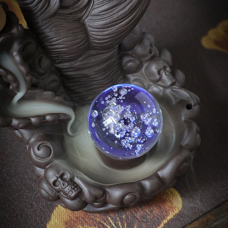 Suport pentru bețișoare parfumate Arzător ceramic pentru bețișoare parfumate Ornamente creative pentru arzător de bețișoare parfumate cu reflux