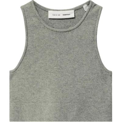 FW25 Solid Color Round Neck Slim Fit Short Vest Women Tops 192SP257695FW