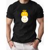 European Sizes Men's Angel & Devil Graphic Tee - Casual Cotton Crew Neck T-Shirt for Summer, Breathable & Soft