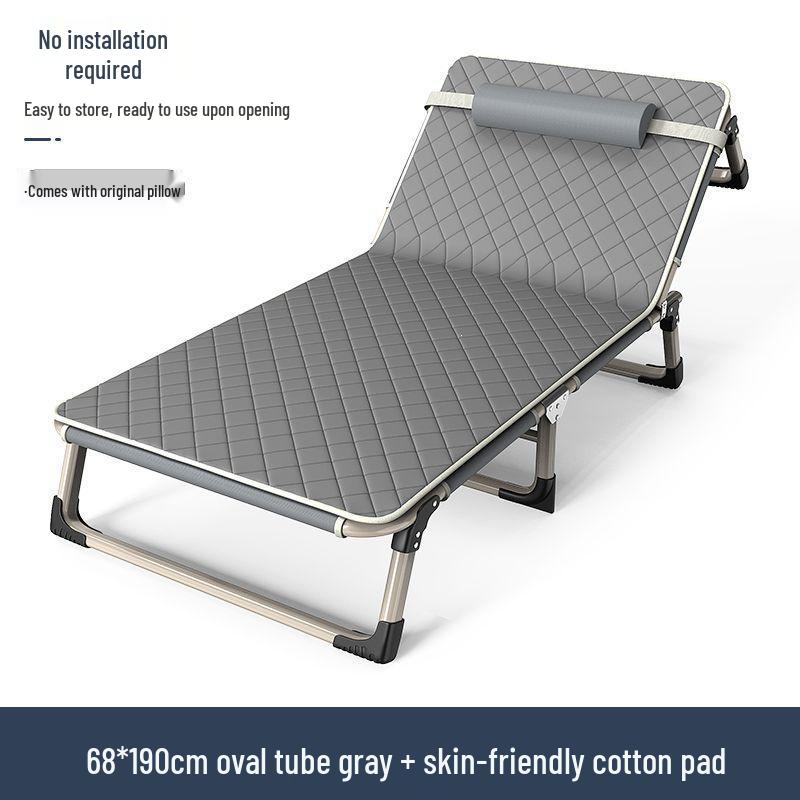Multifunctional Single Bed Recliner: Perfect for Caregivers, Naps, Offices, Camps, and Rentals - Foldable and Compact.