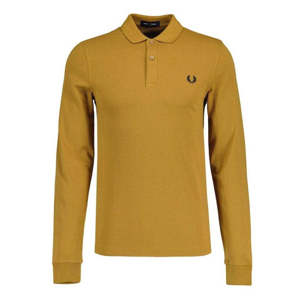 Fred Perry Unisex Adult Plain Long-Sleeved Polo Shirt