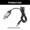 USB 5V2A to 4.5V1A 5.5x2.1mm Charging Cable for Electronic Gadgets with 5.5x2.1mm Replaces 3AA LR03 LR6 LR14 BAtteries