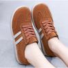 Women's New Shoes, German Training Shoes, Breathable and Versatile Women's Shoes, Shallow Mouth Single Shoe, Lace Up Comfortable Casual Shoes