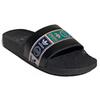 Adidas Originals Adilette Series Comfortable Breathable Rubber Sole Stitched Non-Slip Slide Sandals Unisex Sandals Black FX7478