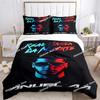 Anuel AA Rapper Hip Hop Singer All Season Bedding Set Printed Duvet Cover Pillowcase Single Double Style Queen King Size Sets