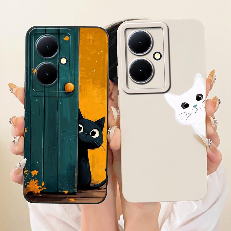 For Vivo V29 Lite Case V2244 Cute Rabbit Cartoon Cover Soft TPU Phone Case For Vivo Y78 Plus VivoY78 + 5G V2271A Back Cover Bags