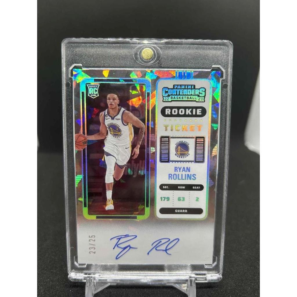 Used Ryan Rollins RC On-card Auto 25 Series