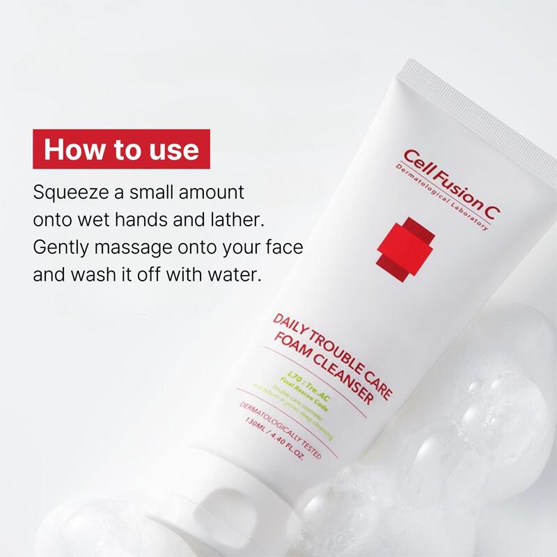 Cell Fusion C Daily Trouble Care Foam Cleanser 130ml