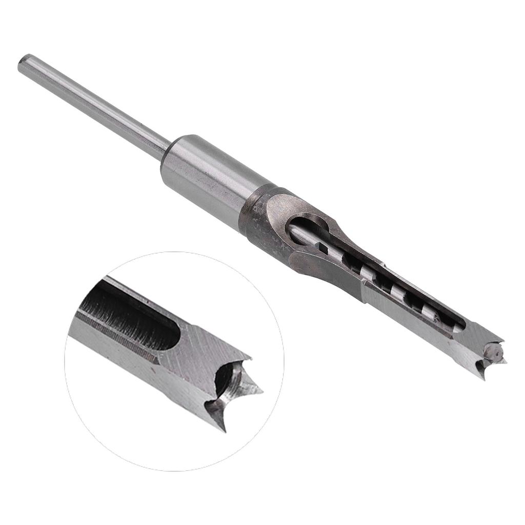 Burghiu cu gaură pătrată Oțel rapid Ascuțit Rezistent la uzură Durabil Burghiu mortezor pentru prelucrarea lemnului