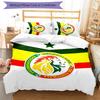 Senegal 3pcs Bedding Set Duvet Cover Closure Includes 1 Duvet Cover & 2 Pillowcases for All Seasons Bedroom Home Dorm Decor