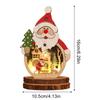 Christmas Wooden Ornaments Lighted Decoration Christmas Festival Decoration Ornaments For Tradition Festival Family Holiday