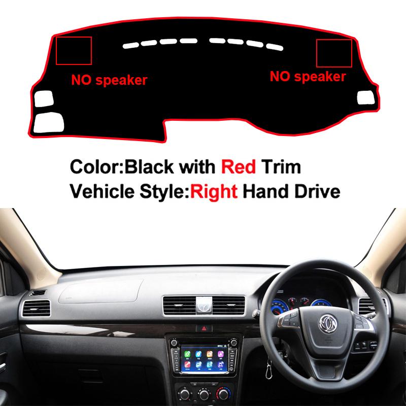 Car Dashboard Cover DashMat Carpet Cape For Dongfeng DFSK Fengon Glory 330 350 360 370 2014-2017 Sun-Shade Automobile Anti-UV