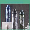 Large Capacity Sports Water Bottle With Drop Resistant Pc Material For Fitness Enthusiasts