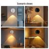 Kabellose LED-Wandleuchte mit verstellbarem Spot, Touch- und Fernbedienung, 3 Lichtmodi, keine Installation erforderlich – Perfekt für Schlafzimmer oder Flur.
