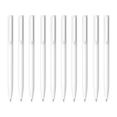 Xiaomi Gel Pen 10pcs 0.5mm Black Ink Press Pen Japan MiKuni Ink Smooth Writing Office Supplies For
