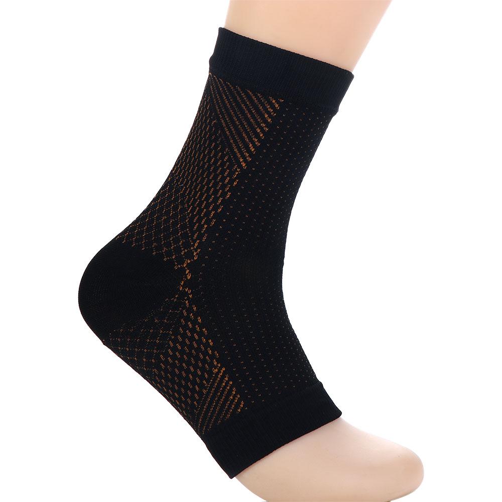 Ankle Recovery Socks Protect Arthritis Heel Open Toe Protective Socks Elastic Bandage Sleeve Foot Sleeves Tight Casual Socks