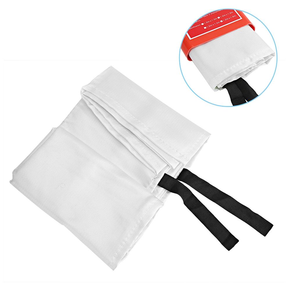 Fire Blanket Emergency Flame Retardent Shelter Safety Cover for Kitchen Fireplace
