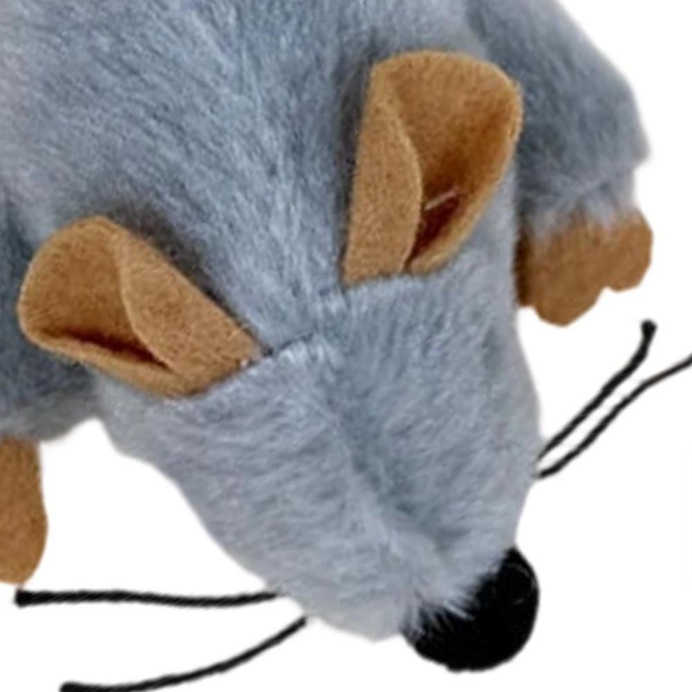 Pet Toy Stuffed Mouse Interactive Cat Toys Compact Design Kitten Toy Mice Playthings Pet Compact Play Game Indoor Cat