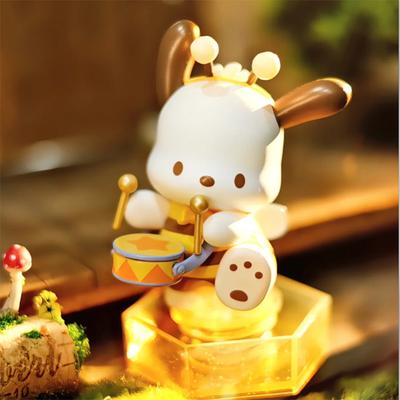 MINISO Sanrio Série Včelí Koncert Slepý Box Dekorativní Anime Figurka Hračky Panenka Cinnamoroll Kuromi Dárek k Narozeninám