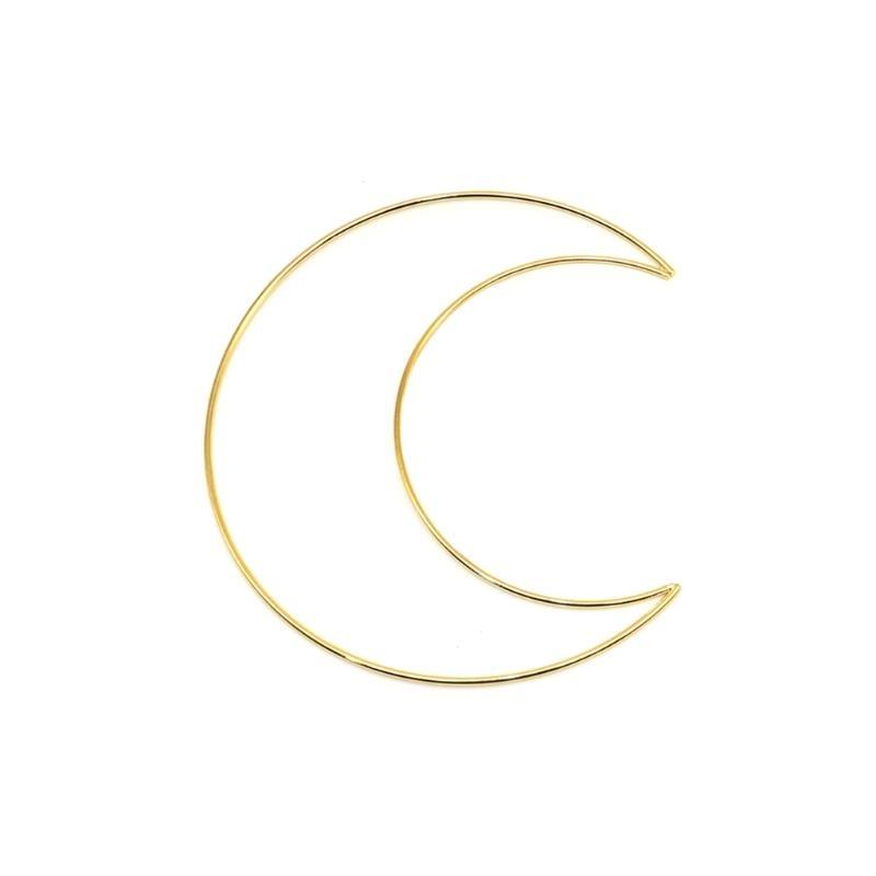 Metall-Makramee-Mond-Reifen für Traumfänger-Herstellung Makramee-Projekt DIY Bastelring