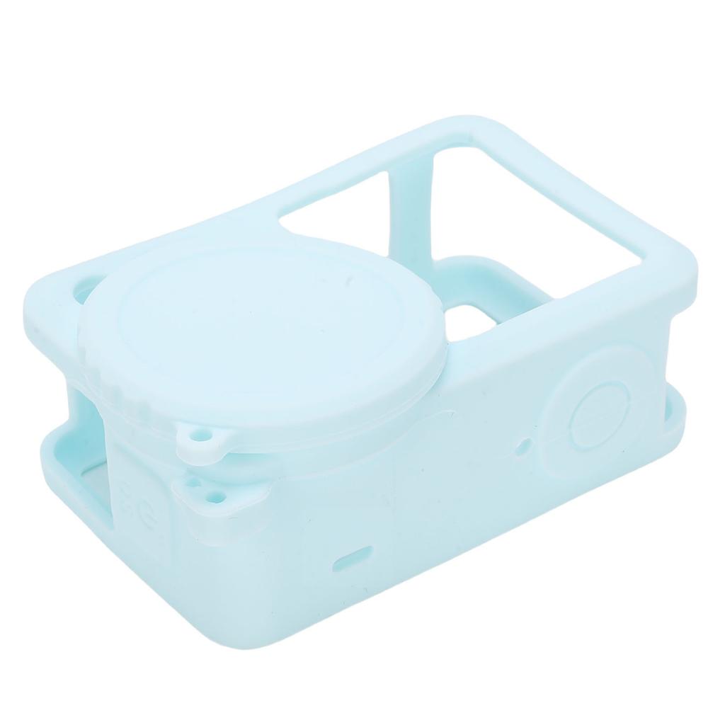Silicone Protective Case Fit For ACTION 6 Sports Camera Drop Protective Sleeve Soft Skin Case Cover Lens with Lanyard