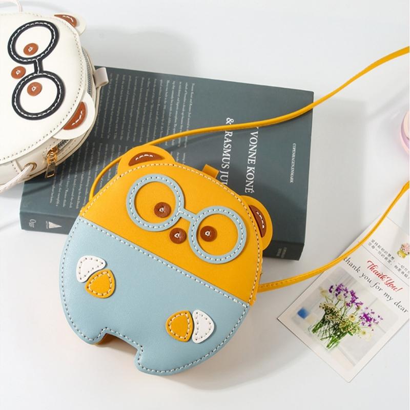 DIY Bear Crossbody Bag Making Complete Set Cute Bear Shoulder Bag Making Materials Kits Sewing Craft Tool Birthday Gift