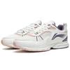 New LiNing Cushioned Anti-Slip Wear-Resistant Breathable Lightweight Low-Top Running Shoes Women's White Purple ARSS064-3