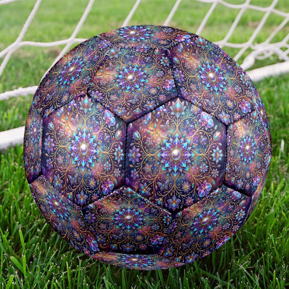 1pc Cosmic Mandala Size 5 Soccer Ball Professional Lightweight Durable Match Training Football Indoor &Outdoor Sports BallTraining Ball y18