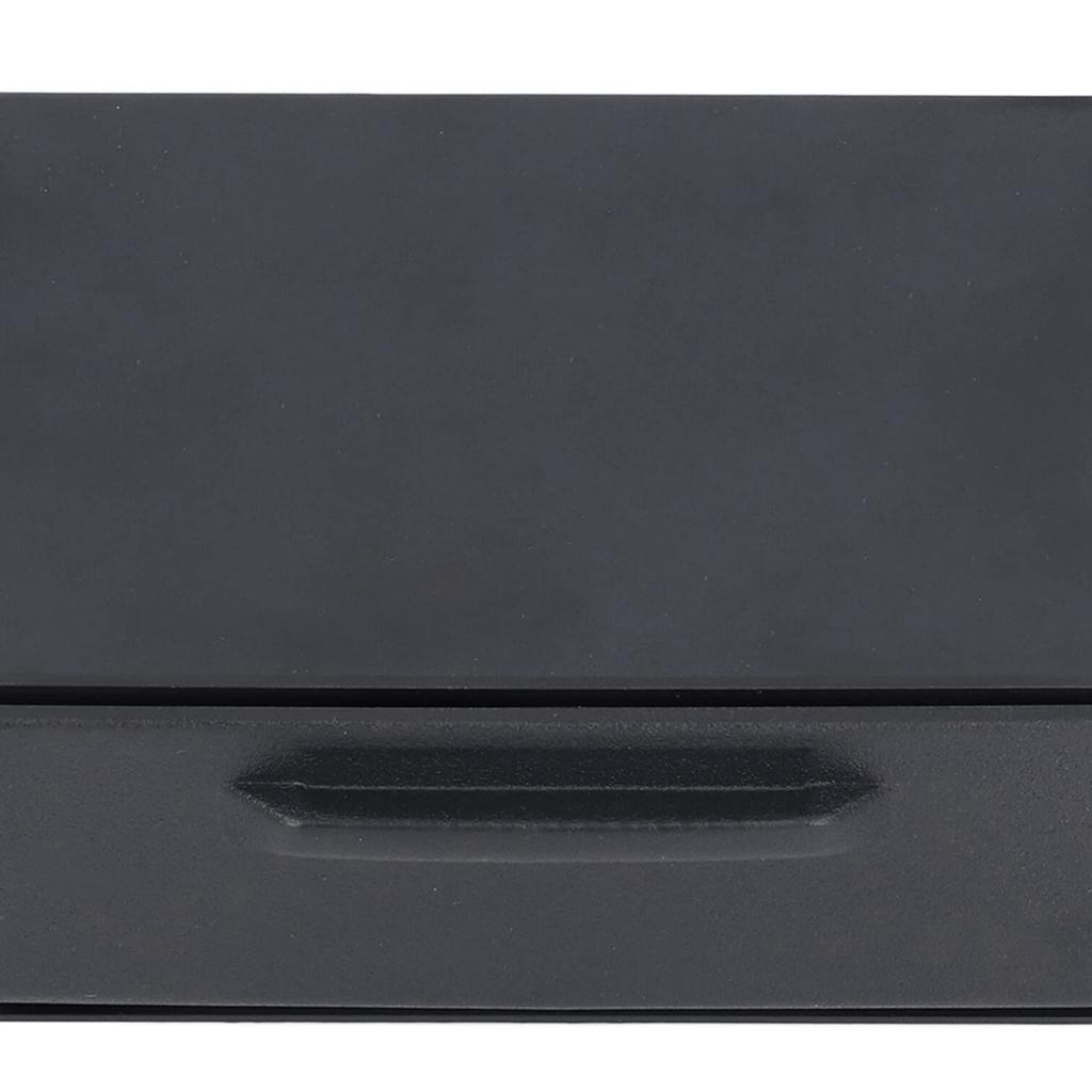 1DIN Car Radio Storage Box, Car Radio Storage Box Multi Application ABS Universal Black Inner Organizer Radio Stereo Replacement