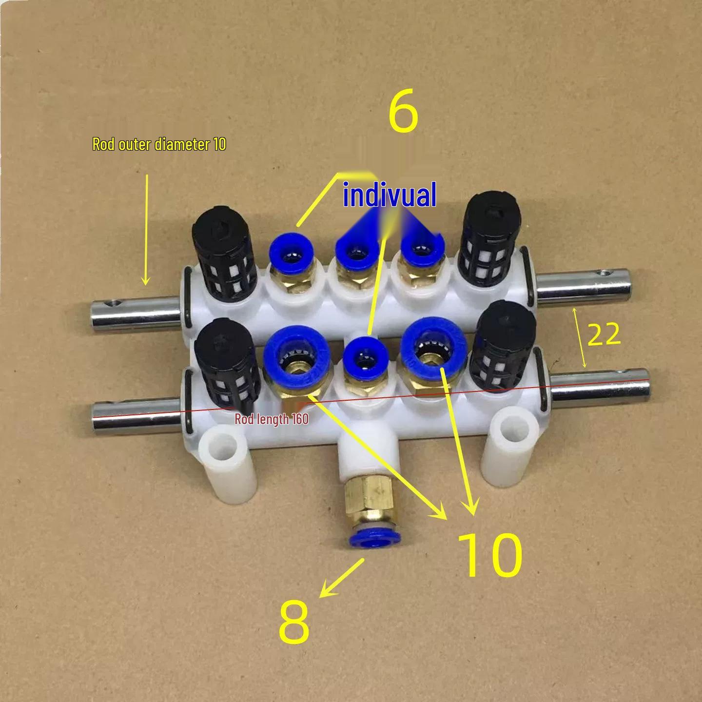 Pneumatic Five-Way Valve Foot Pedal: Tire