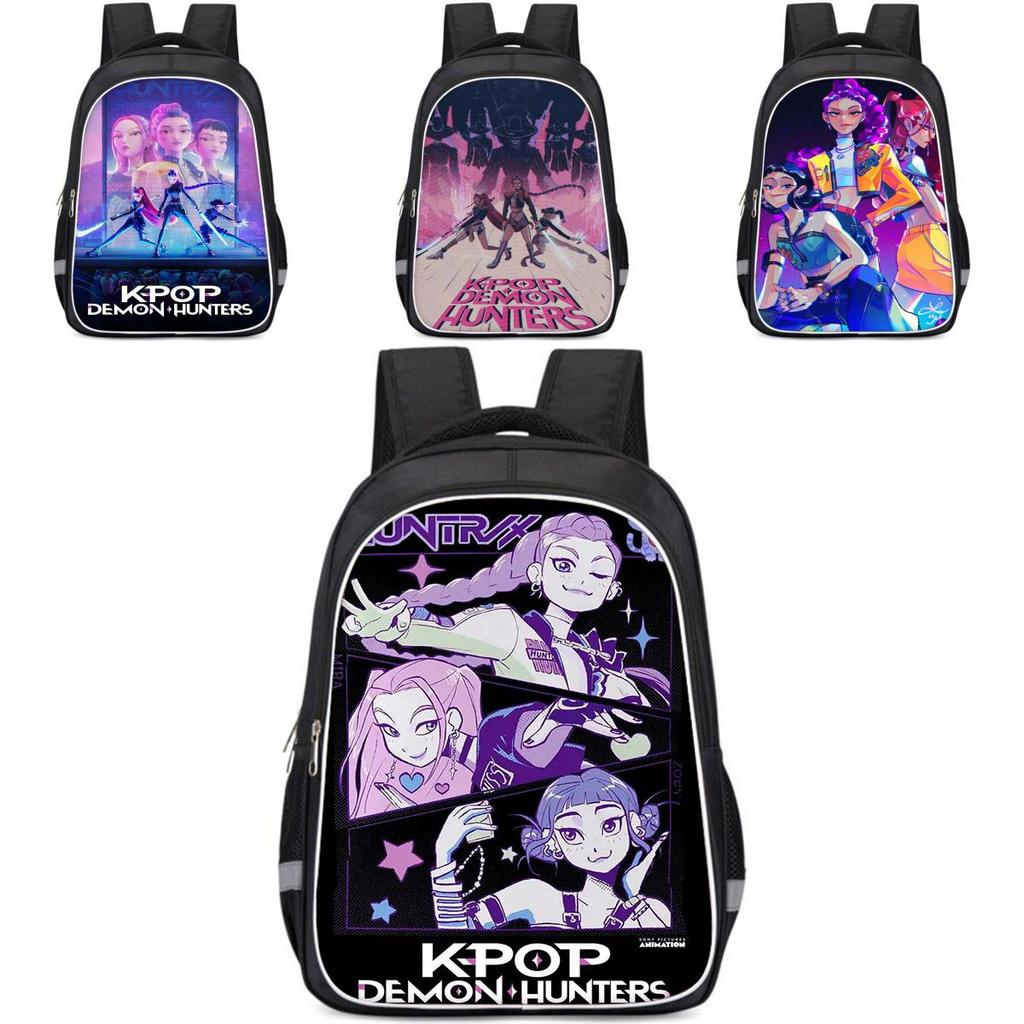 Kpop Demon Hunters Childrens Backpack With Breathable Oxford Fabric For School Use