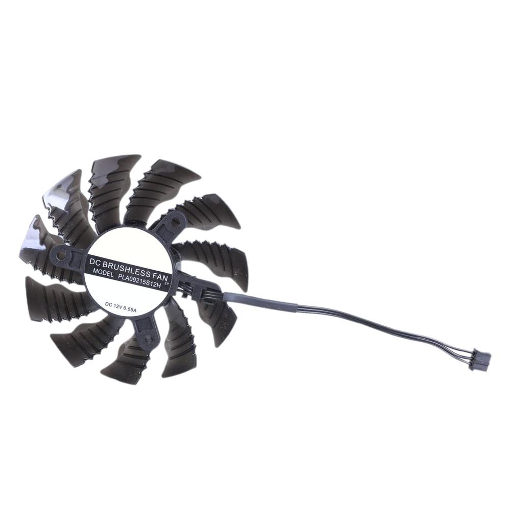 80mm 12V 3Pin Graphics Card Cooling Fan for GTX1650 Coolers VGA Fan as Fan Replacement PLA09215S12H
