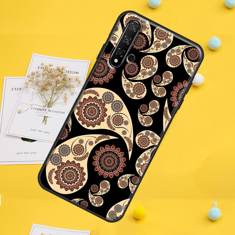 Floral Paisley Pattern For Huawei Nova 7i 8i 11i 12i 12s 9 10 SE Y91 Y90 Y60 Y70 Y72 Y61 P60 Pro P30 P40 Lite Case