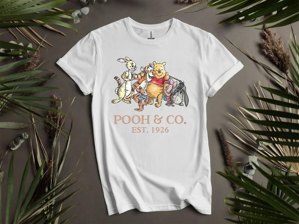 Winnie Pooh Friends Eeyore Tigger Piglet Hoodie Tshirt Men Women Unisex AD784