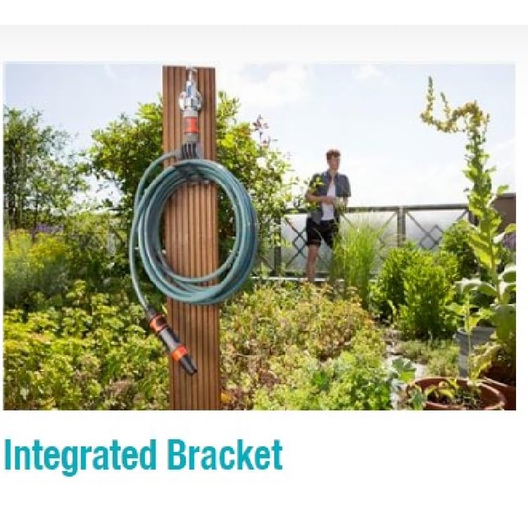 GARDENA Terrassen-Spiralschlauch m Integriertem Schlauch mit Halterung und Reinigungsdüse Produkt Bis zu 5 Jahren 7,5 18401-20 Garantie