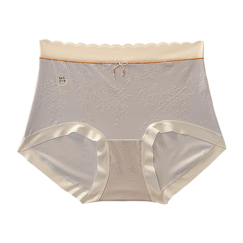 Übergröße Damen Sommer Dünn Neu Leichter Luxus Neu Chinesisch Hohe Taille Verlängerter Schritt Unterwäsche