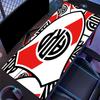 River Plate Mouse Pad, Large Gaming Desk Mat, Non-slip XXL Mousepad for Laptop & Tablet, Mini PC Playmat with Stitched Edges