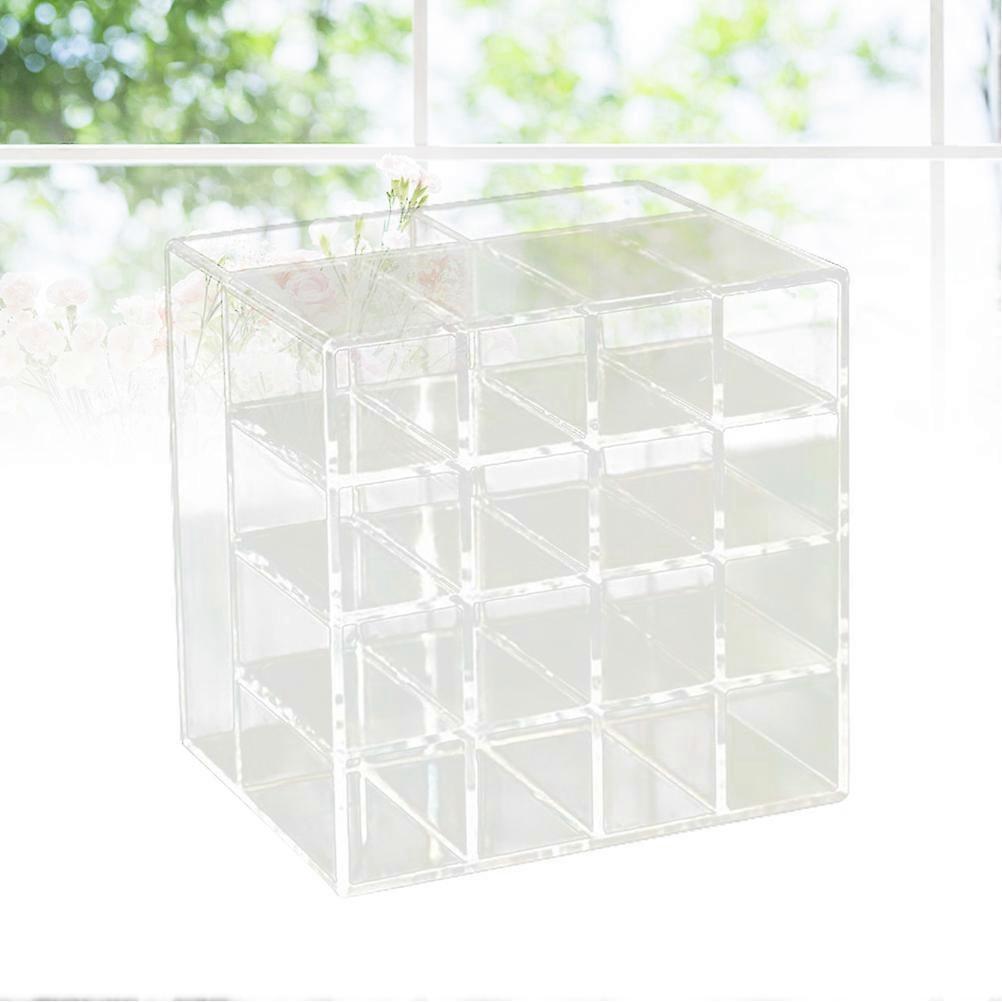 Transparent Lipstick Holder Cosmetic Storage Case for Makeup 1Pcs Acrylic
