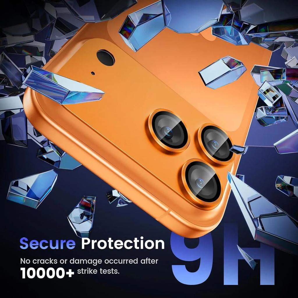 For iPhone 17 pro Max Camera Lens Protector Metal Aluminum Alloy Tempered Glass Cover Screen Accessories