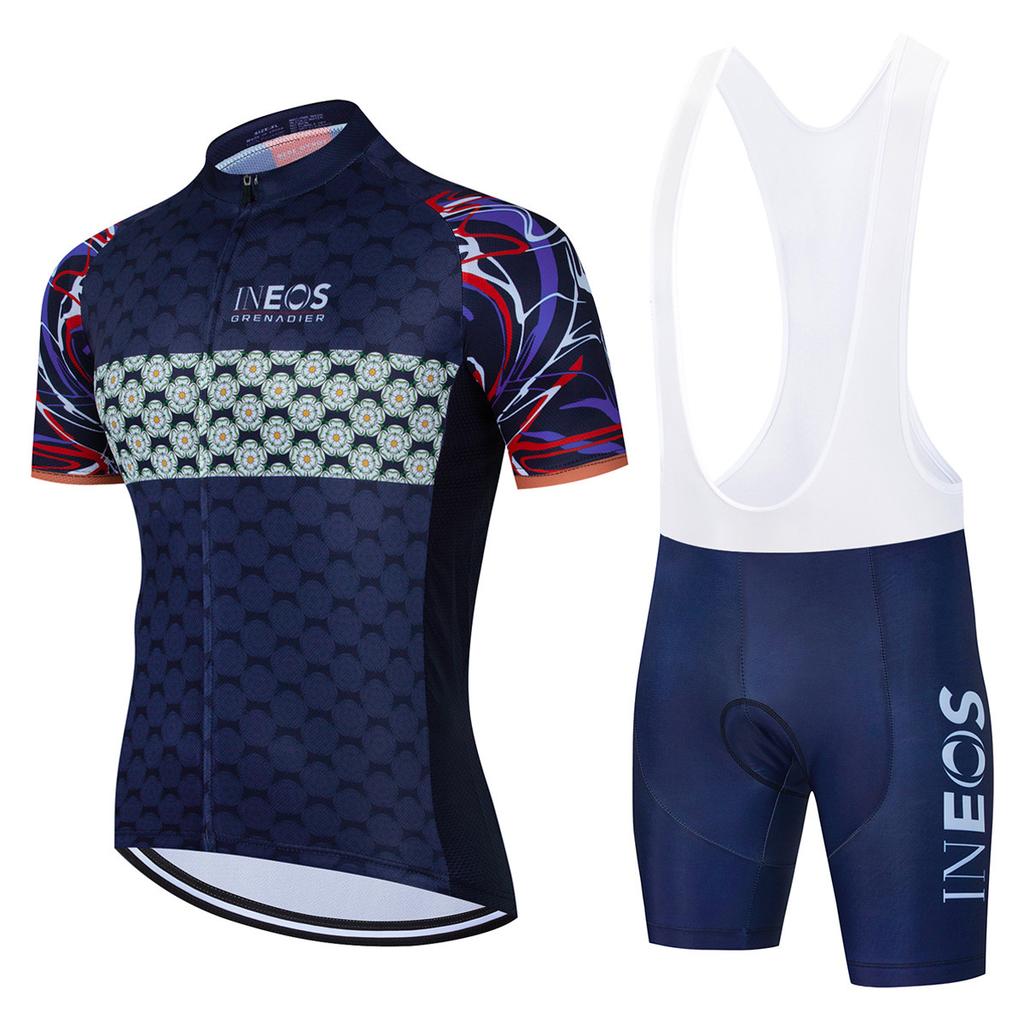 Summer Cycling Clothes Men'S And Women'S Mountain Bike Clothes Short-Sleeved Tops Competitive Road Cycling Clothing Cycling Suit